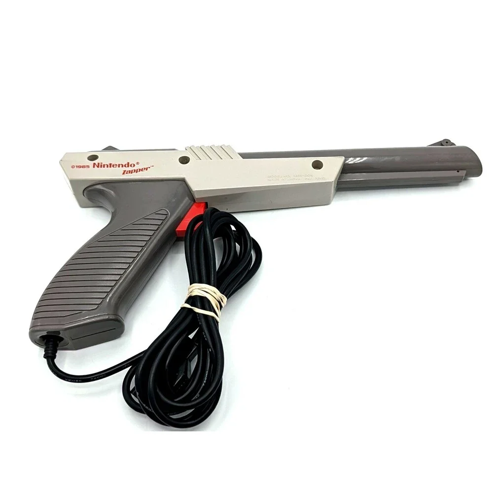 Nintendo NES Zapper Light Gun Controller NES-005 Gray - Tested And Working